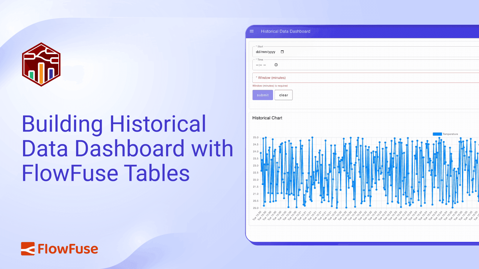 Image representing Building Historical Data Dashboard with FlowFuse Tables